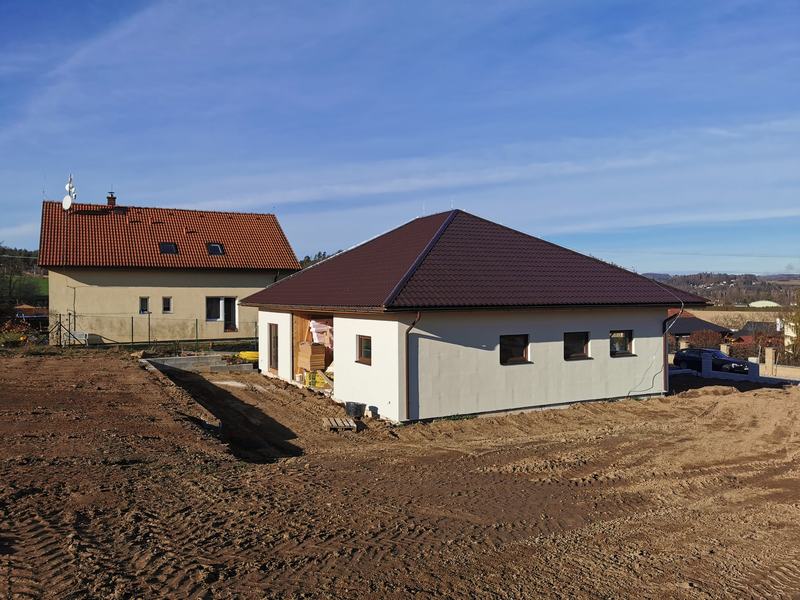 Zahradní strana domu
